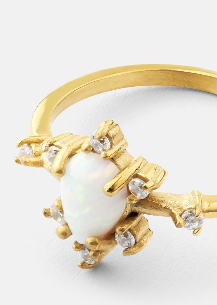 Anillo Gold Aurora - Chapado en oro de 18k