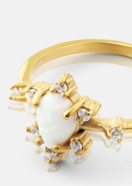 Anillo Gold Aurora - Chapado en oro de 18k