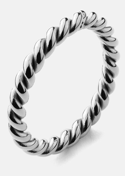 Anillo Silver Twist- Chapado en plata