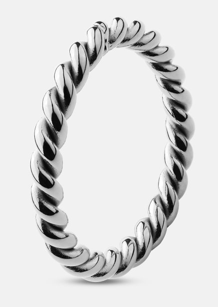 Anillo Silver Twist- Chapado en plata
