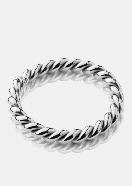 Anillo Silver Twist- Chapado en plata