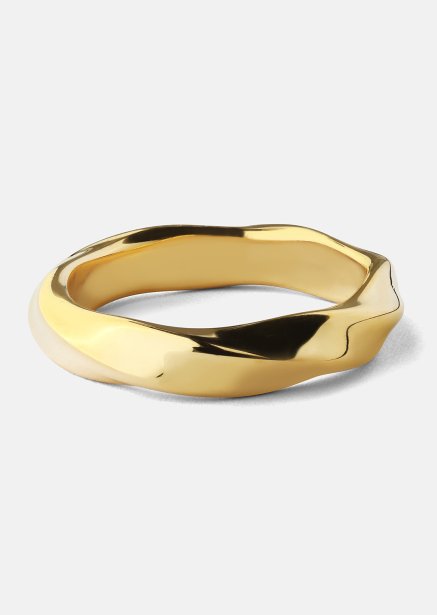 Anillo Swirl - Chapado en oro de 18k