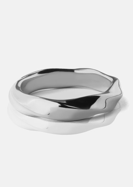 Anillo Swirl - Chapado en plata