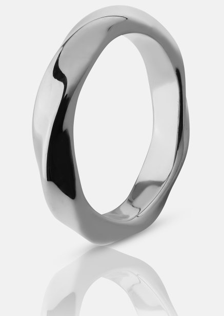 Anillo Swirl - Chapado en plata