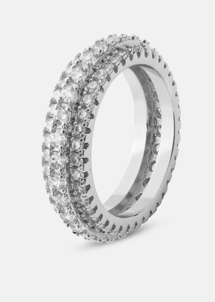 Anillo Crystal Shimmer - Chapado en plata