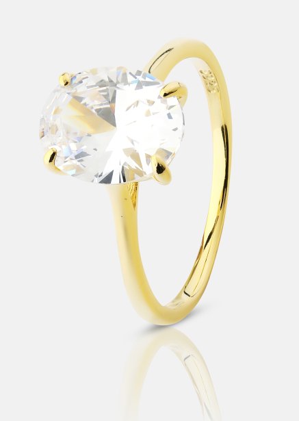 Anillo Clarity - 18k Chapado en oro