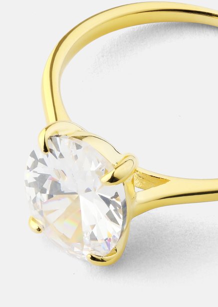 Anillo Clarity - 18k Chapado en oro