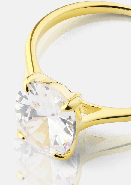 Anillo Clarity - 18k Chapado en oro