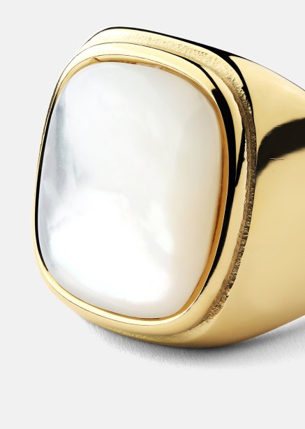 Anillo Blanche - Chapado en oro de 18k