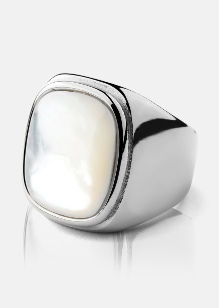 Anillo Blanche - Chapado en plata