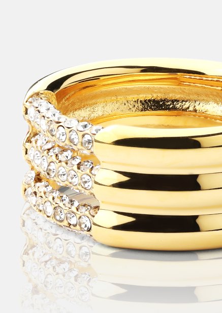 Anillo Lumière - Chapado en oro de 18k