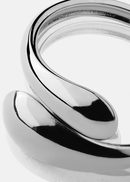 Anillo Bold Drops - Chapado en plata