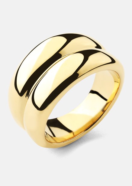 Anillo Radiant - Chapado en oro de 18k
