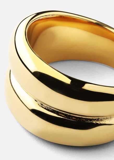 Anillo Radiant - Chapado en oro de 18k