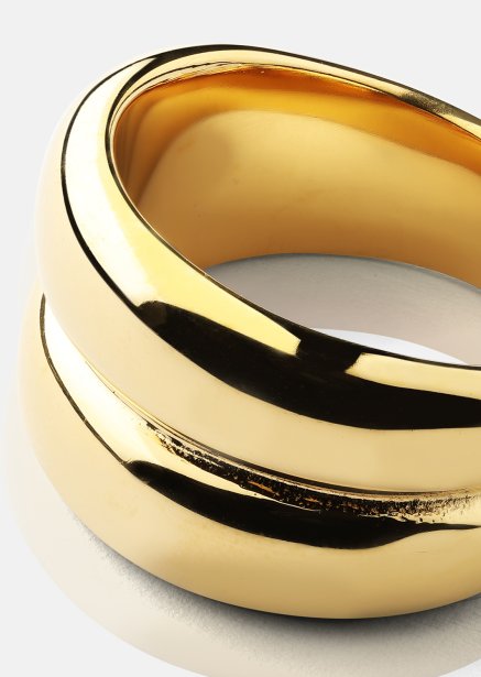 Anillo Radiant - Chapado en oro de 18k