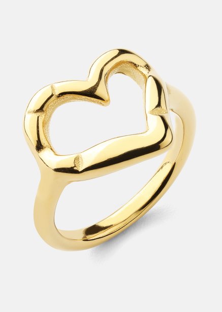 Anillo Heartbeat - 18k Chapado en oro