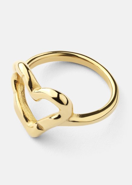 Anillo Heartbeat - 18k Chapado en oro