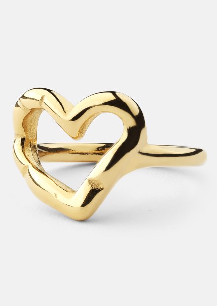 Anillo Heartbeat - 18k Chapado en oro