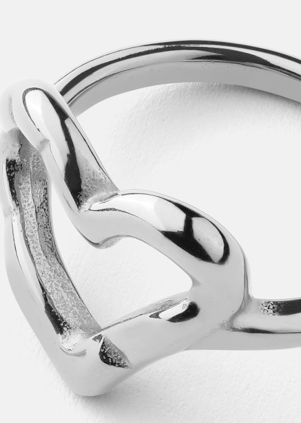 Anillo Heartbeat - Chapado en plata
