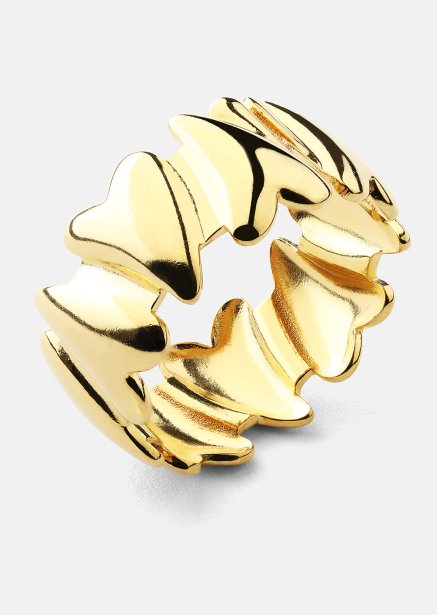 Anillo Heartglow - 18k Chapado en oro