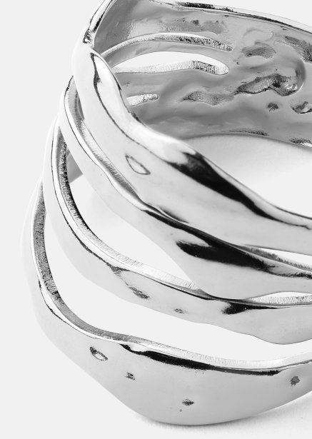 Anillo Wave - Chapado en plata