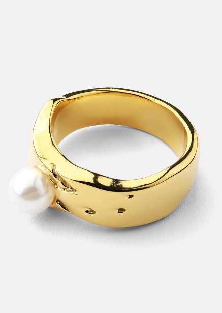 Anillo Pearl Serenity - 18k Chapado en oro