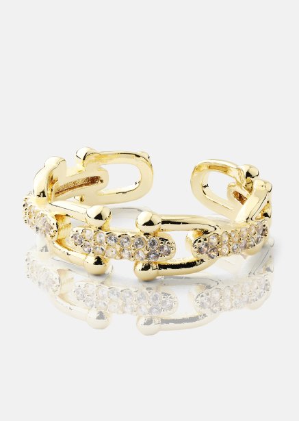 Anillo Link Luxe - 18k Chapado en oro