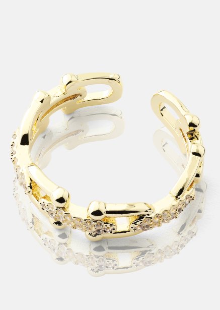 Anillo Link Luxe - 18k Chapado en oro
