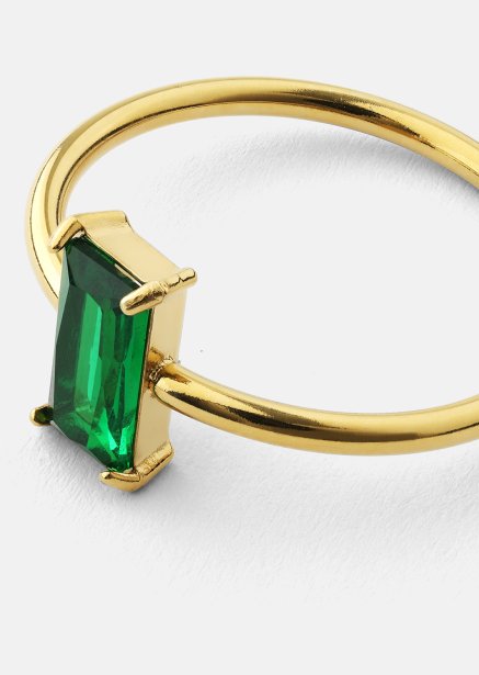 Anillo Emeraldis - 18k Chapado en oro