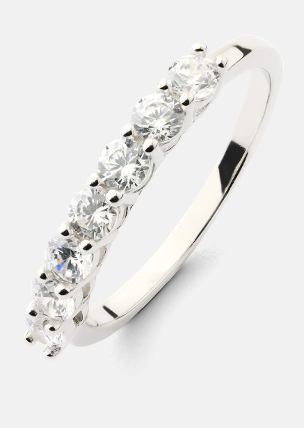 Anillo Link Eternal - Chapado en plata