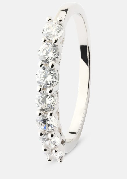 Anillo Link Eternal - Chapado en plata