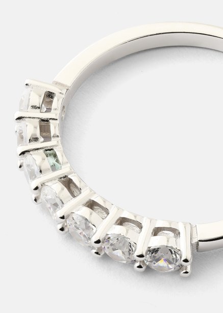 Anillo Link Eternal - Chapado en plata