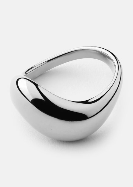 Anillo Soft Curve - Chapado en plata