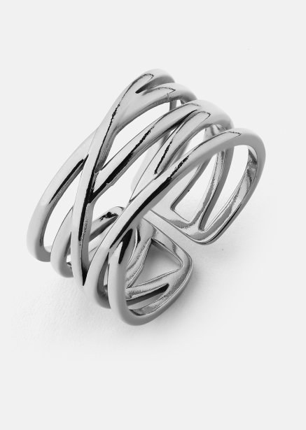 Anillo Silver Maze - Chapado en plata