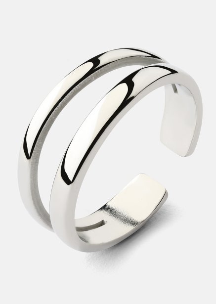 Apertura Anillo - Chapado en plata