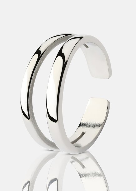 Apertura Anillo - Chapado en plata