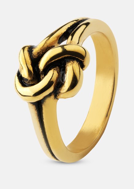Anillo Knot - Chapado en oro de 18k