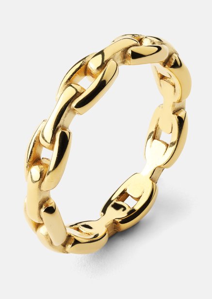 Anillo Bold Chain - 18K Chapado en oro