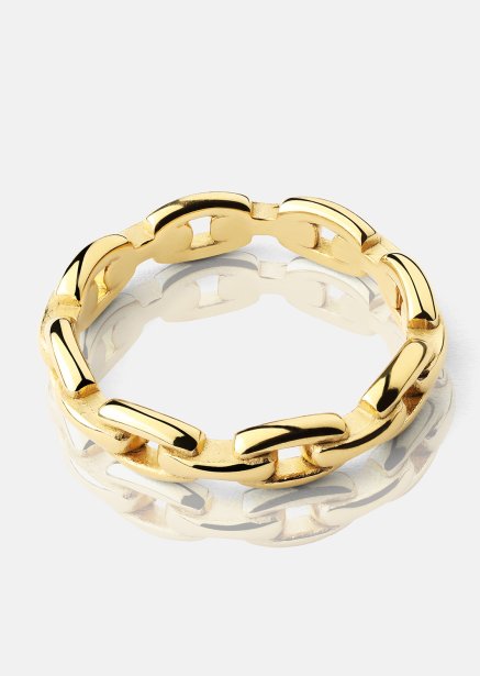Anillo Bold Chain - 18K Chapado en oro