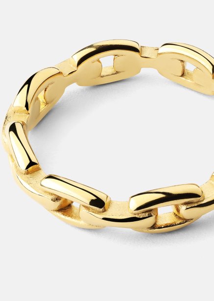 Anillo Bold Chain - 18K Chapado en oro