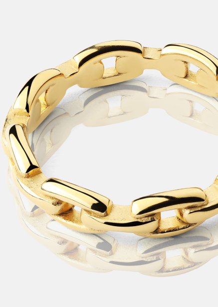 Anillo Bold Chain - 18K Chapado en oro