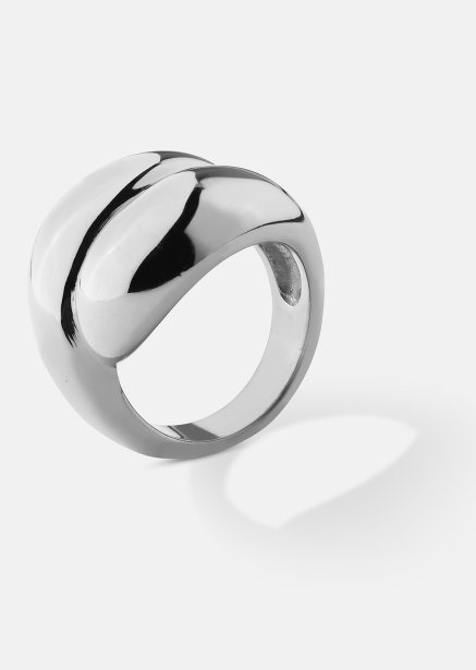 Anillo Bold Flow - 18k Chapado en plata