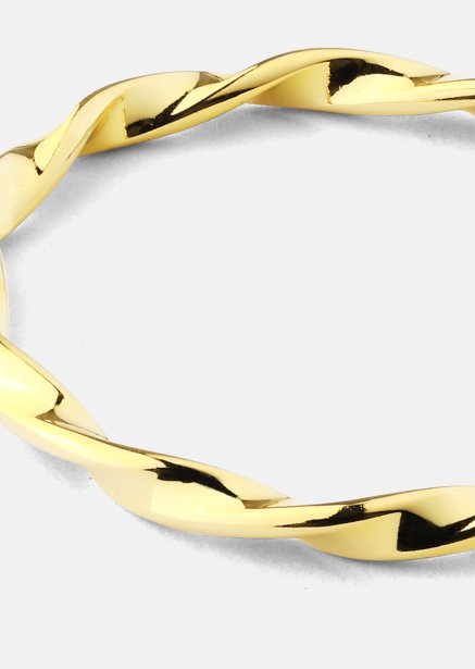 Anillo Twist Whisper - 18k Chapado en oro