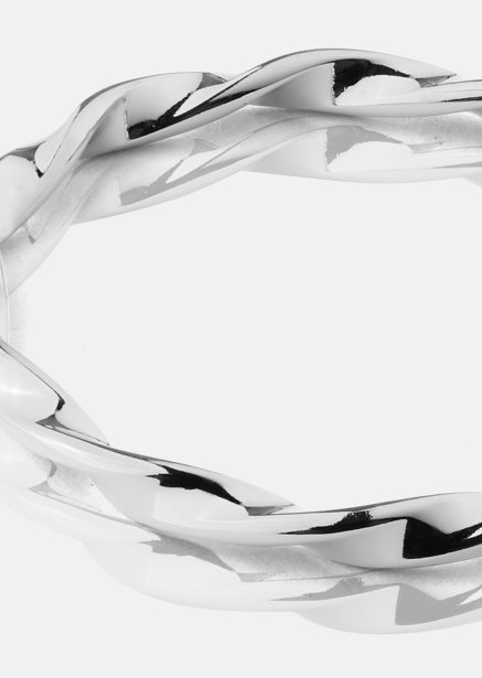 Anillo Twist Whisper - Chapado en plata