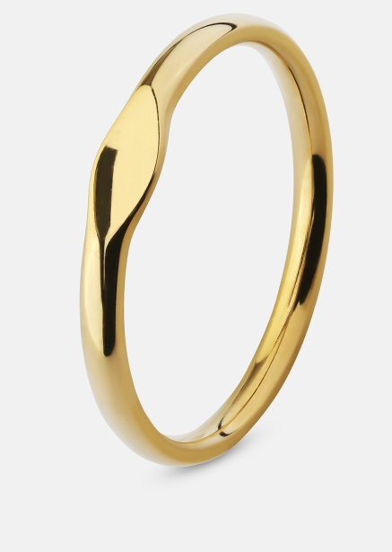 Initial Anillo – 18k Chapado en oro