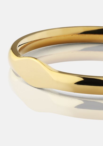 Initial Anillo – 18k Chapado en oro