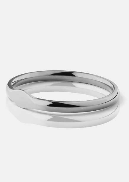 Initial Anillo – Chapado en plata