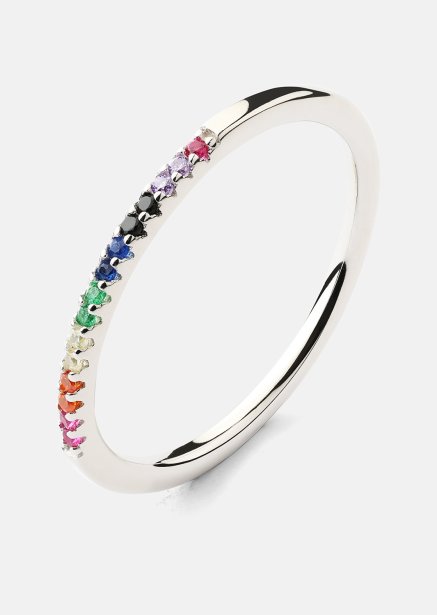 Anillo Prism - Chapado en plata