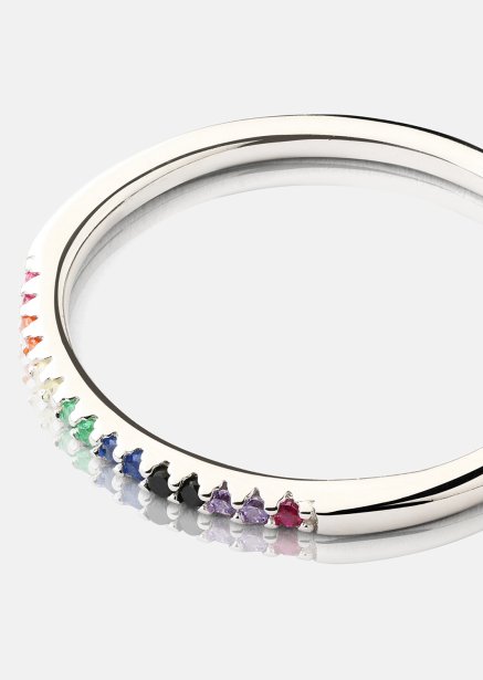 Anillo Prism - Chapado en plata