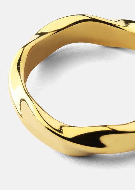 Anillo Flow - 18k Chapado en oro